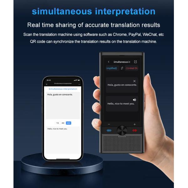 S10 4G WIFI Portable Smart Voice Translator Master Translation Machine