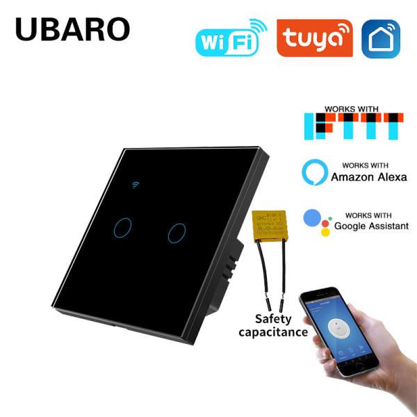 Quality Waterproof Shell Wifi Control LED Smart Switch 5-400W/Gang UL94V0 Fireproof Material With Tuya Smart/Smart Life App for sale
