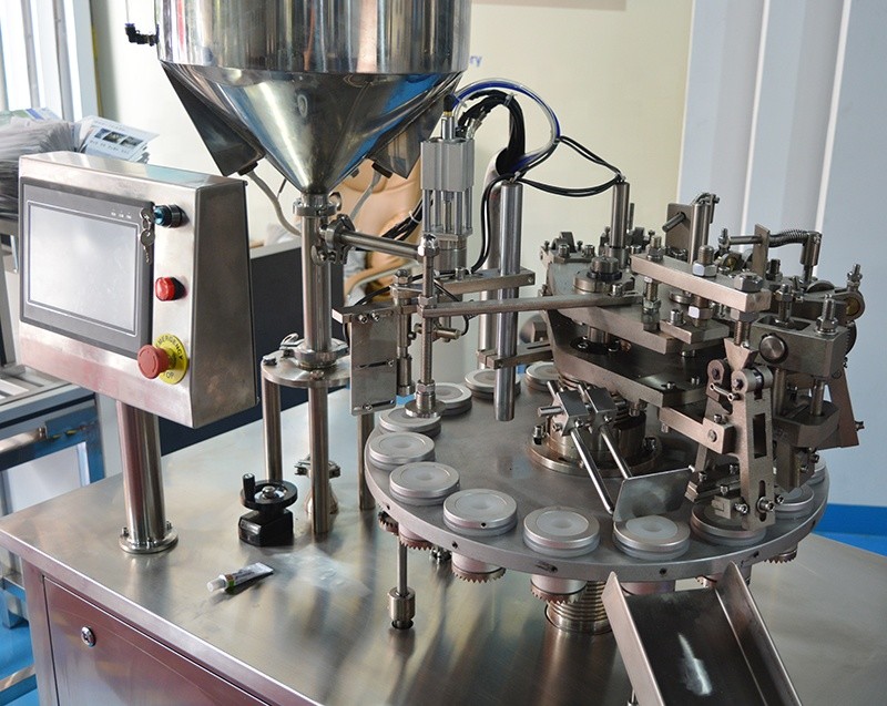 Aluminium Cosmetics Tube Sealing Machine Semi Automatic Manual Ultrasonic