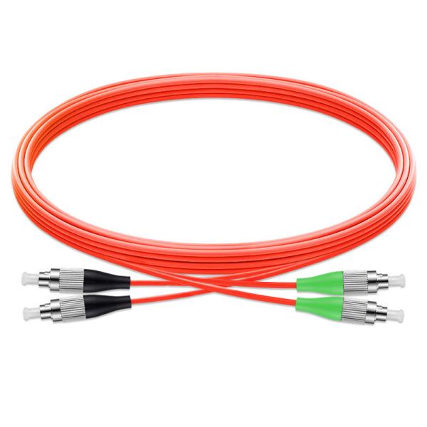 Quality Multimode Fc To Fc Patch Cord , Duplex Fiber Patch Cord FC APC FC UPC for sale