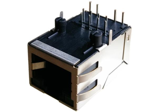Quality IP Phone RJ45 Modular Jack , LPJ1106AANL Cross Foot Rj45 XRJH-11-01-8-8-1-A-L for sale