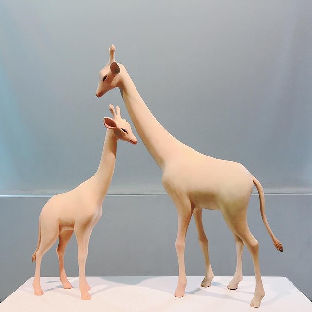 China OEM Handmade Art Wooden Doll Sculpture Collectible For Gallery wholesale