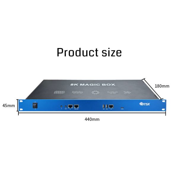 8K60 Video Wall Controller with FPGA Chip for 15-Screen Splicing and Seamless Multi-Screen Display