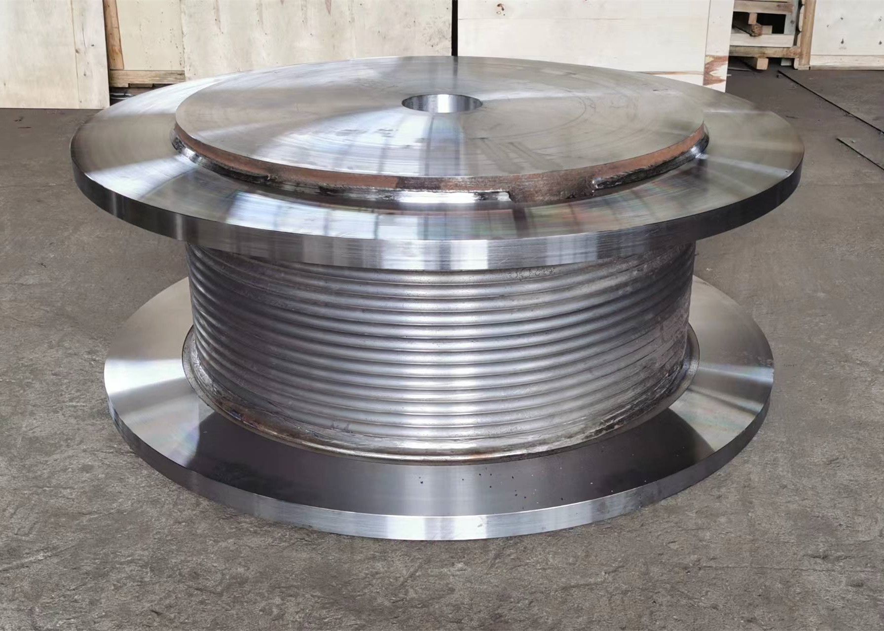 1500m Customized Lebus Winch Drum For Construction Winch