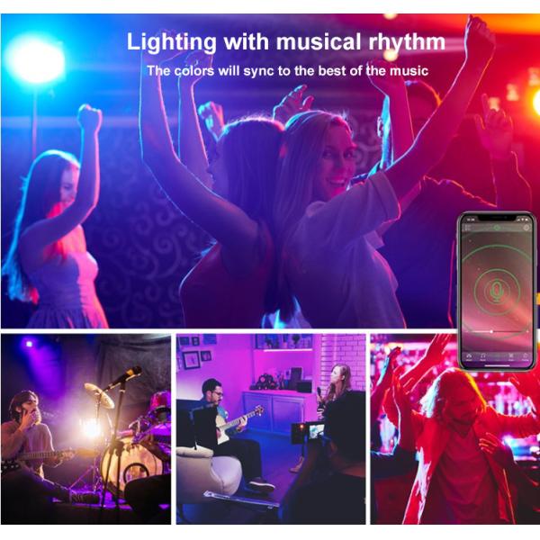 App Controlled RGBCW Outdoor Waterproof LED Flood Lights 35W