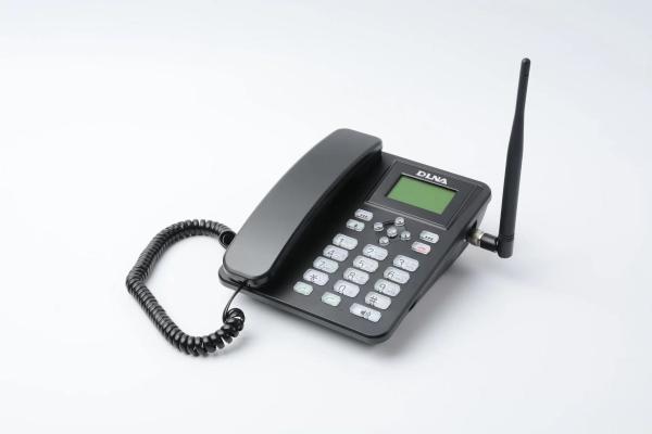 Quality Dual Fixed GSM Wireless Desk Phone , TNC Antenna GSM Desktop Phone for sale