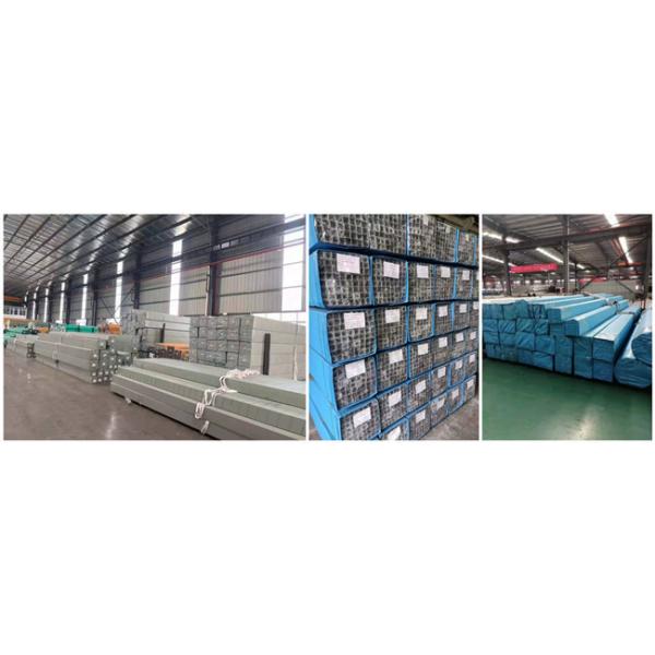 180 Grit Polished SS Rectangular Tube ASME 304L 1mm Thick