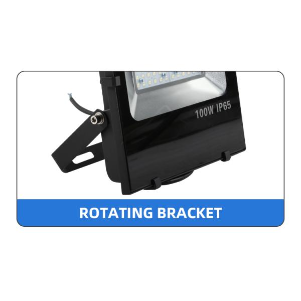 100W Outdoor LED Flood Light IP65 Waterproof with Sensor 6500K 10000Lm Security Light White Floodlight