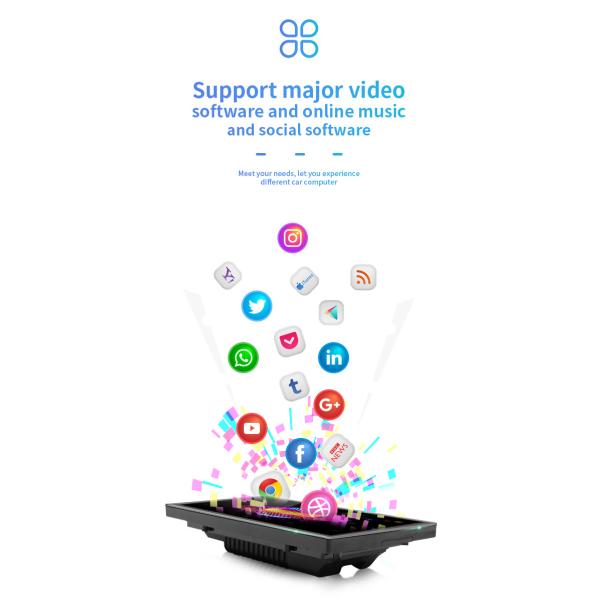 9 Inch Screen 8-Core Android Car Multimedia Player GPS Navigation For Toyota Corolla 2008
