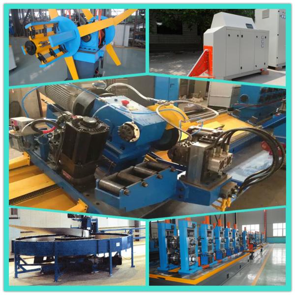 High Precision Carbon Steel Pipe Mill Machine 300KW Solid State Welder