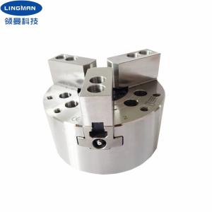 Through Hole Hydraulic CNC Lathe Power Chuck 6 Inch 3 Jaw