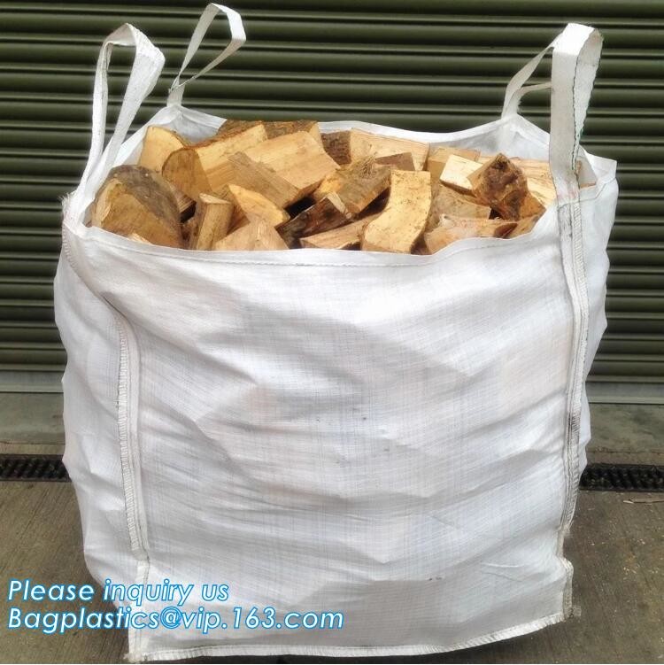 customizable PP u-panel baffle big bag /coated white woven PP jumbo bag/ventilated 4 panel baffle bag/all colors availab