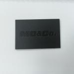Embossed Logo Suede Microfiber PU Leather Label Washable Eco Friendly