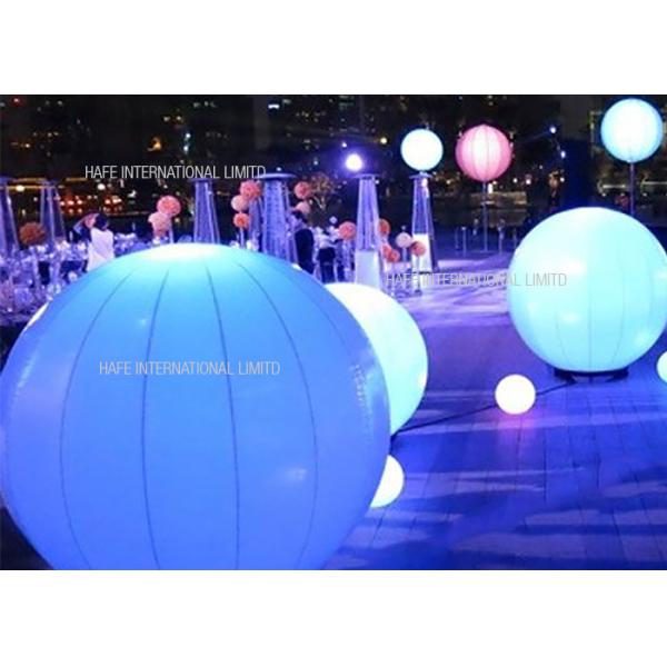 Crystal Ground Inflatable Water Floating Balloon Light 16 Color Changing LED 36W
