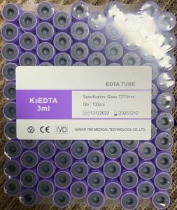 China Radiation Sterilized EDTA Tube For Blood Collection 3.2mg/Ml Additive Concentration wholesale