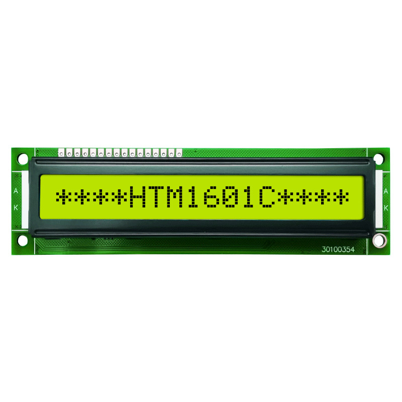 Monochrome Character LCD Module 1X16 With MCU Interface HTM1601C