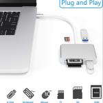 Card Reader Usb 3.0 High Speed To SD Micro SD Card Adapter Memory Card Reader