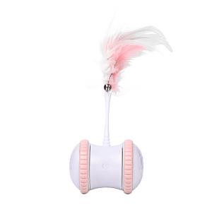 China 360 Degree Rotation Electronic Feather Cat Toy With Builtin Sensor wholesale