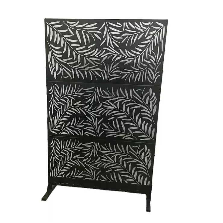 Restaurant removable soundproof folding screen room divider with wheels