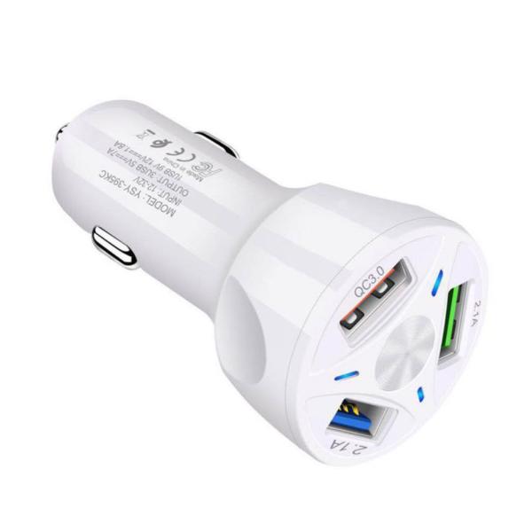 QC3.0 3 Ports 35W USB Car Charger Adapter 5V 7A Universal Phone Charger