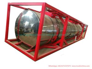 100Ton Hydrochloric Acid (HCl Acid )Liquid Corrosive ISO Storage Tank Steel Stainless lined PE WhsApp:+8615271357675