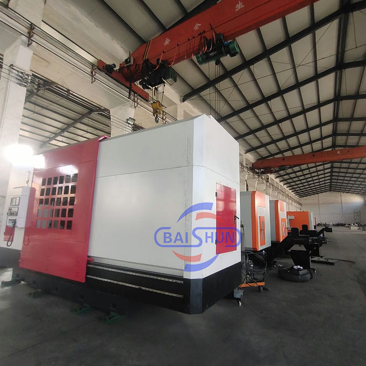 Large Automatic Gear Parts Spiral Bevel CNC 4 Axis Gear Hobbing Machine