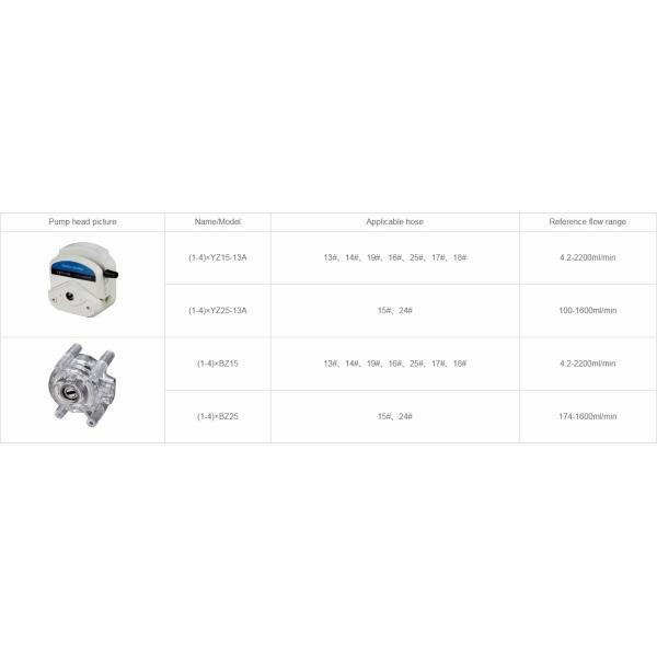 Plastic Sprayed Metal Shell Compact Size Peristaltic Liquid Pump BT300J-3A