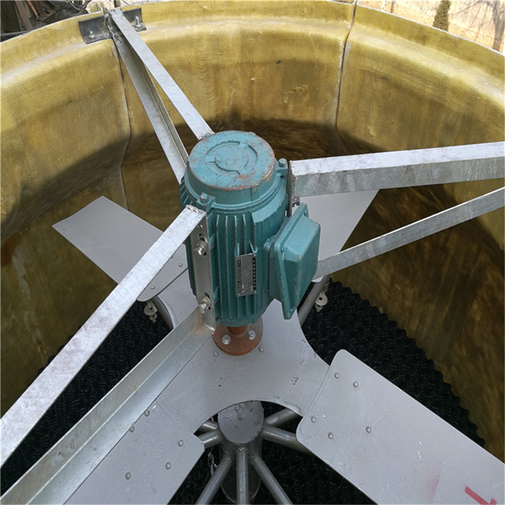 100 Ton FRP Round Counter-flow Water Cooling Tower Noise dB A 46 Cooling Type Counter Flow