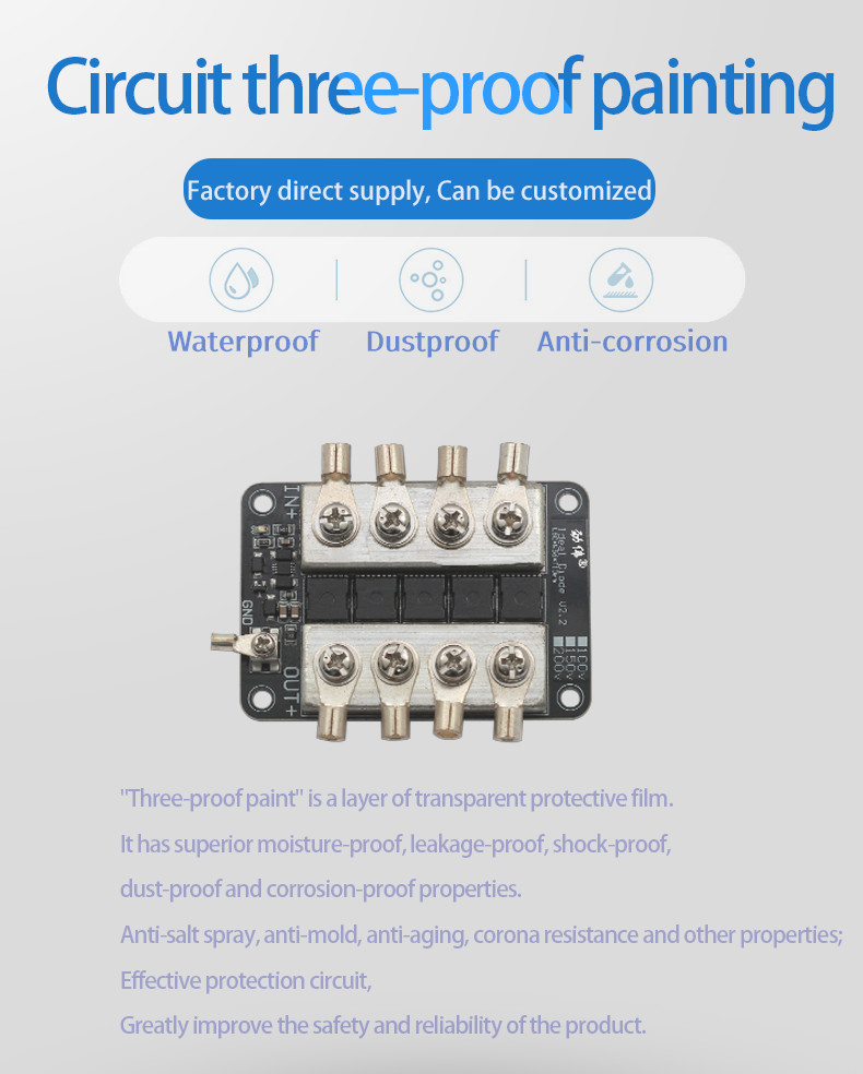 200V 150A High Power Bridge Rectifier Diode Overcurrent Capacity Low Voltage Drop