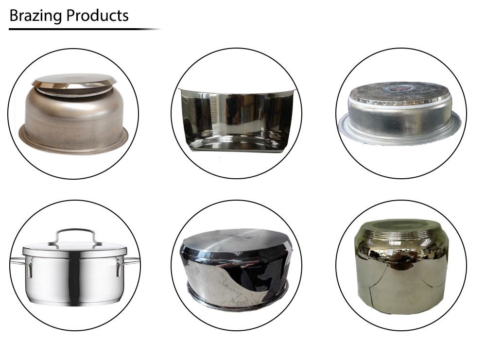 Automatic Bottom Induction Brazing Machine For Pressure Cooker
