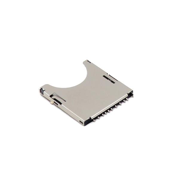 Quality Push Type UL94V-0 Micro SD Memory Card Connectors SMT Socket 10p for sale