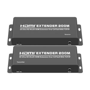 China Over Single CAT5e CAT6 4Kx2K HDMI TCP IP Extender wholesale
