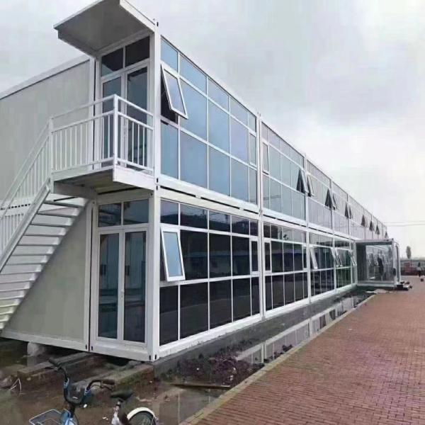 Steel Door Outdoor Prefabricated Container House for Modular Tiny Storage Office Homes