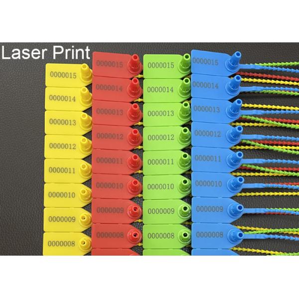 370mm Length Plastic Security Seal with 211 N Tensile Strength and Laser Print for Tamper Proof Cargo Transportation