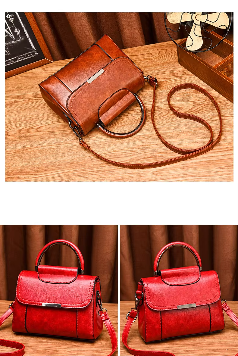 Main Material PU Classic Clutch Handbag Simple Solid Color Cross-Body/Shoulder Bag
