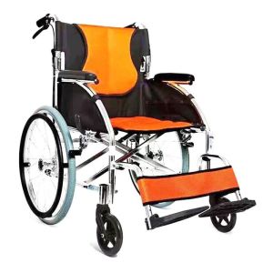 China Folding Transport Lightweight Wheelchair Manual 24 Inch Wheelchair wholesale