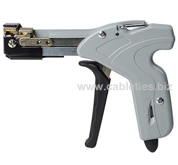 DEMOELE LY-600N Stainless Steel Cable Tie Gun w/ 4 Levels Adjustable Tension & Automatic Cutter
