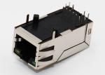 Brass Shielded PoE RJ45 Connector , 8 Pin Ethernet Connector For IP Camera