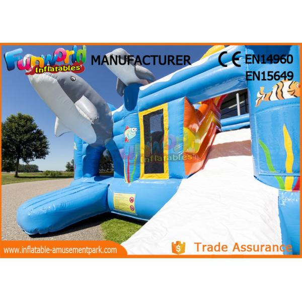 Large Inflatable Bouncer Slide For 30 People / Inflatable Jumping Castle