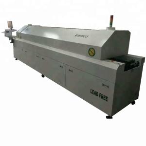 China Chain Rail Type Reflow Soldering Machine , 8 Zone PC Control SMD Reflow Oven wholesale