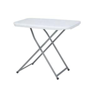 Outdoor Portable Folding Table, Simple Rectangular Plastic Dining Table And Chair