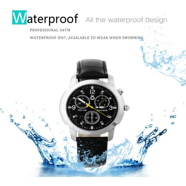 waterproof Round screen bluetooth quartz watch smartwatch sport style