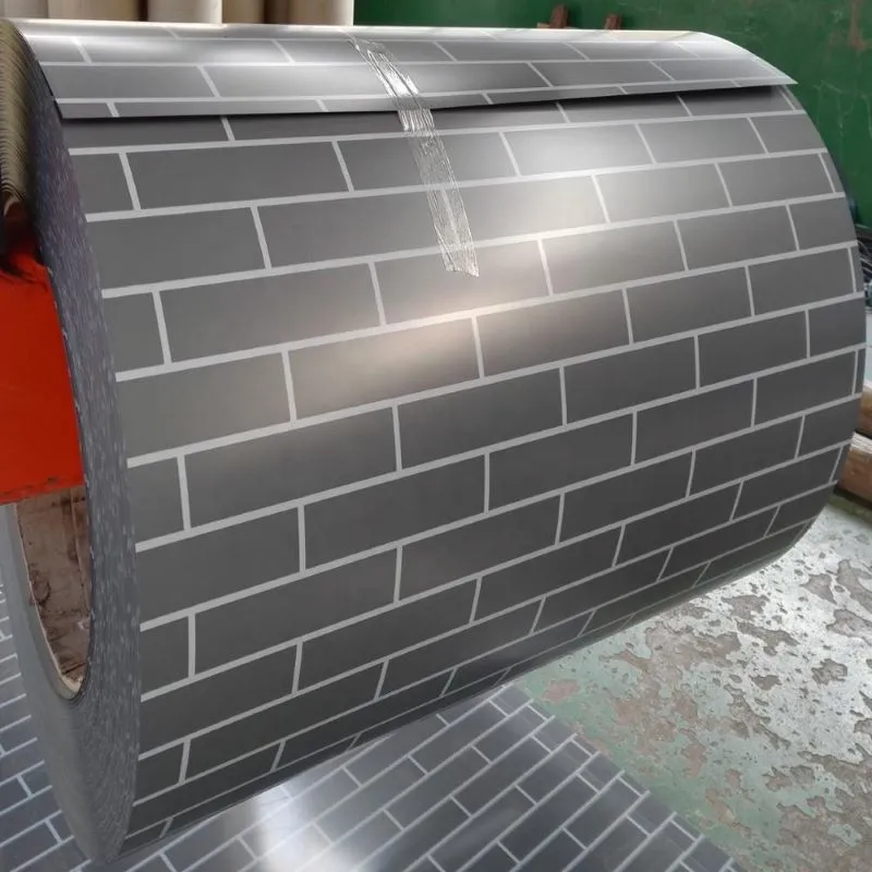 Printed Wood Grain PPGI Steel Coil With Floral Patterns