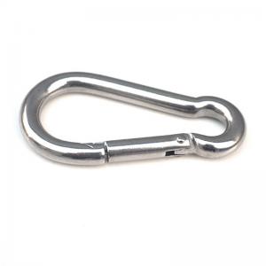 China High quality DIN5299 carabiner zinc plated Spring Snap Hook factory price fasteners wholesale