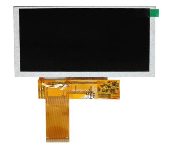 Quality 800*480 Resolution Car LCD Monitor With Hdmi Input 5 Inch Boe Lcd Display for sale