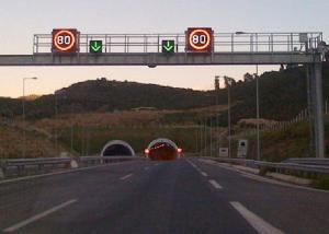 China Professional Dustproof Variable Speed Limit Signs With Double Door Design wholesale
