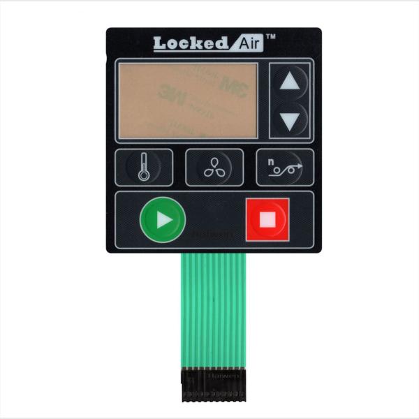 Quality Embossed Domes PET Circuit Membrane Switch Waterproof Keyboard With LED for sale