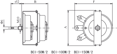 BC1 Disc Adjustment Variable Resistor with High Temperature Enamel Coatings
