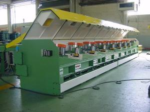 22kw - 110kw High Speed Wire Drawing Machine With Ironed Cast Frame