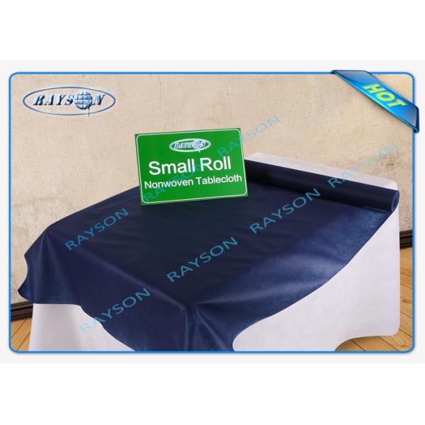 45 Gram Colorful Disposable Non Woven Tablecloth Eco Friendly